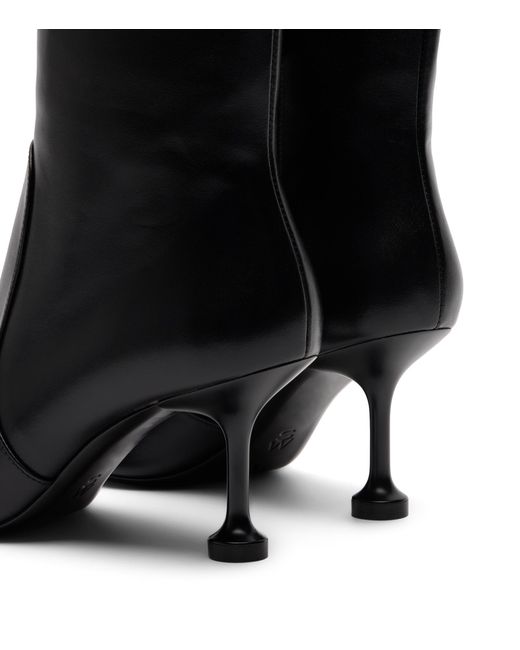 Stuart Weitzman Black Stuartini Zip Bootie 75