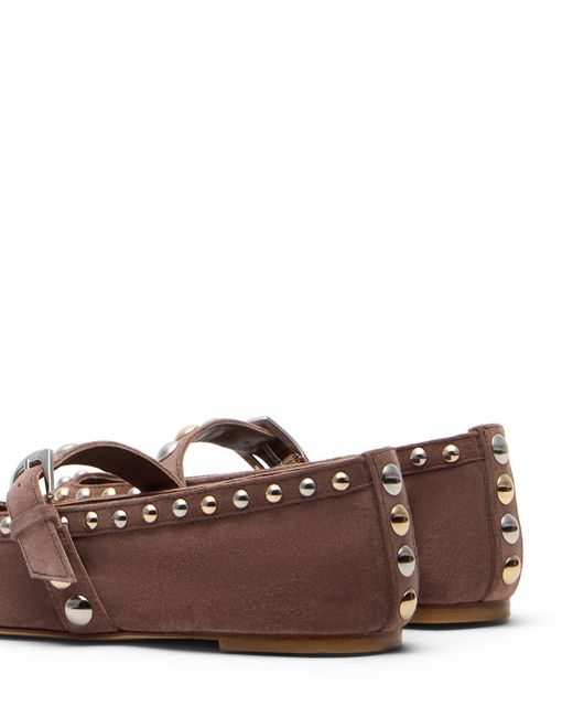 Stuart Weitzman Brown Perry Mary Jane