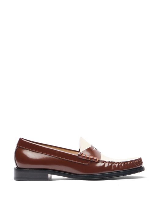 Stuart Weitzman Brown Lottie Loafer
