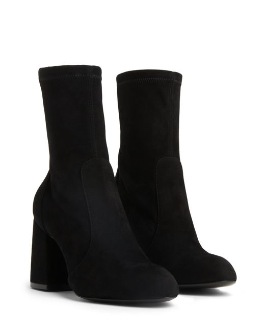 Flareblock 85 Stretch Bootie Stuart Weitzman de color Black