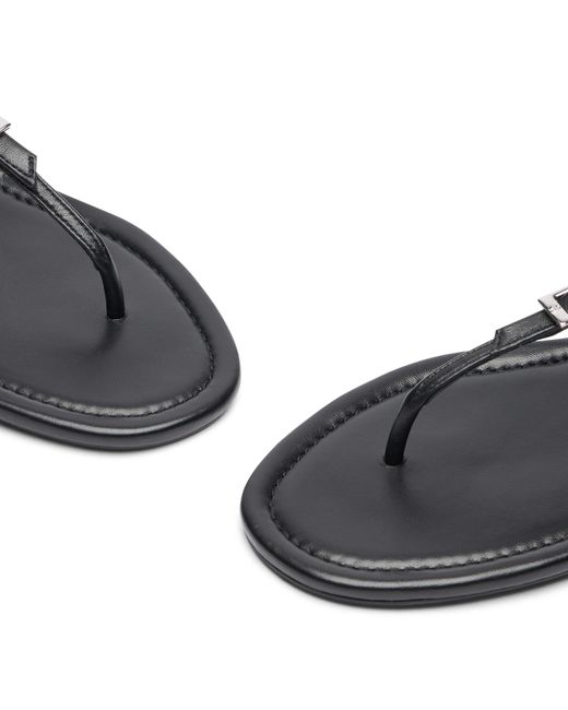 Stuart Weitzman Black Georgie T-Strap