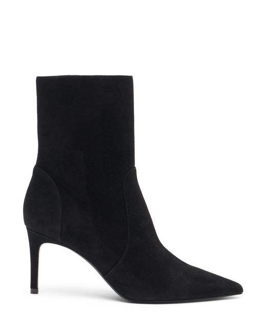 Stuart Weitzman Black Stuart Power Zip 75