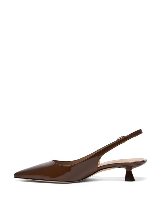 Stuart Weitzman Brown Stuart Sculpt Slingback 35