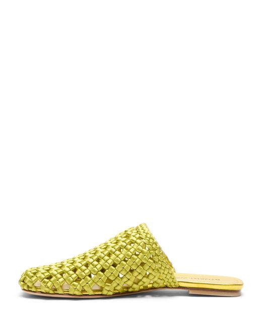 Stuart Weitzman Yellow Marina Mule