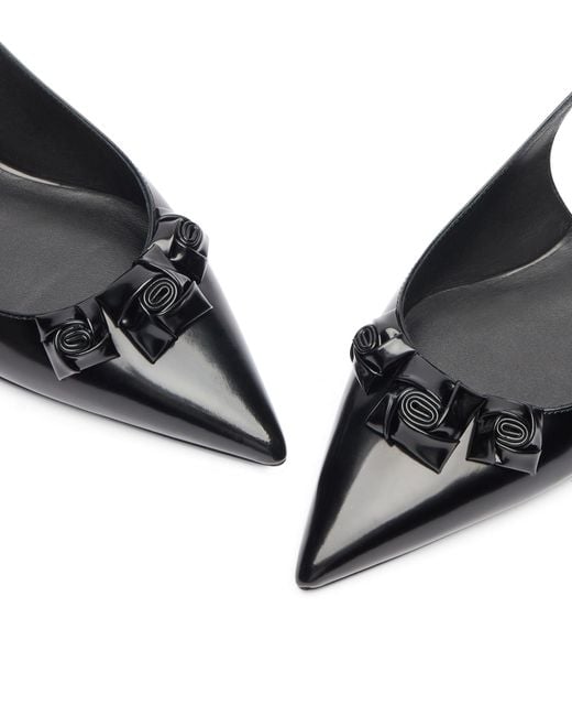 Stuart Weitzman Black Stuart Rosie Slingback