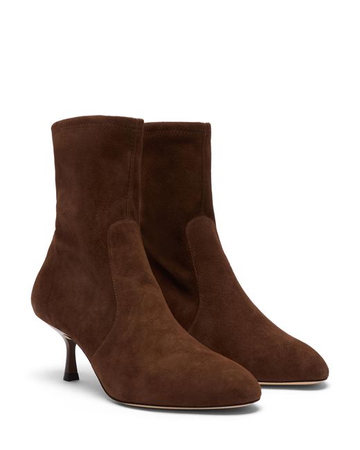 Stuart Weitzman Brown Madison Stiefelette 60