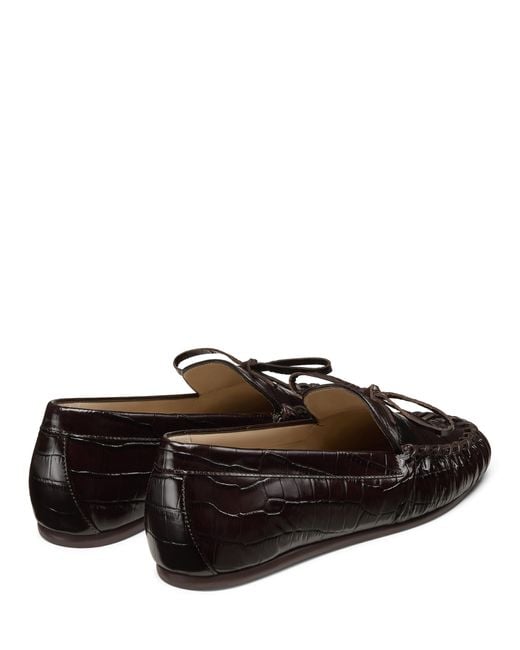 Stuart Weitzman Black Britt Bow Loafer