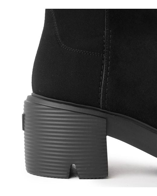 Stuart Weitzman Black Chic Mini Heel Booties For