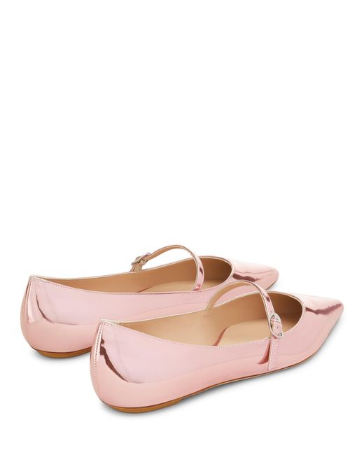 Stuart Weitzman Pink Emilia Mary Jane Flat