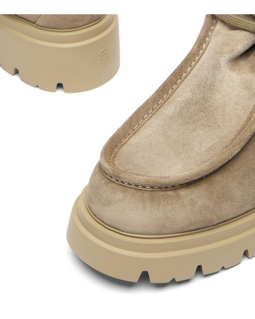 Stuart Weitzman Natural Hudson Shearling Chukka