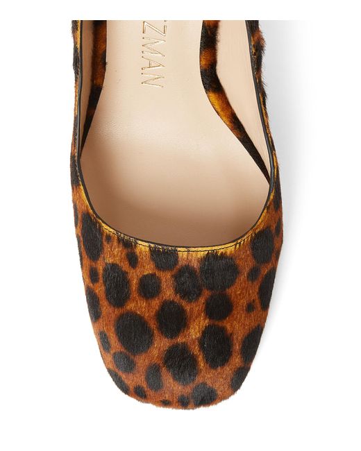 Stuart Weitzman Brown Curveblock 85 Pump