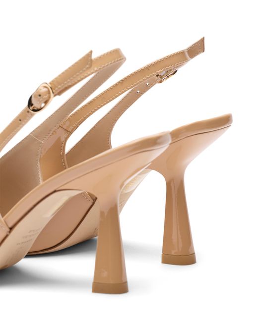 Stuart Weitzman Natural Val Slingback 85