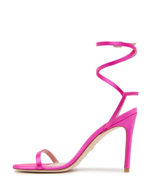 Stuart Weitzman Pink Barelynude 100 Wrap Sandal