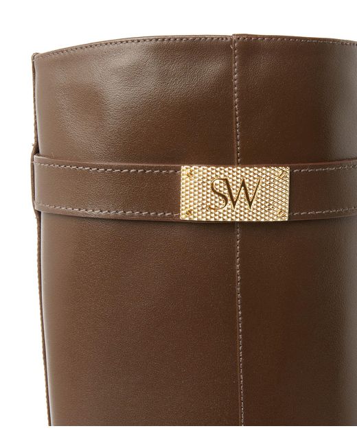 Stuart Weitzman Brown Sw Buckle Boot