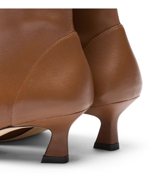 Stuart Weitzman Brown Vinnie Bootie 50