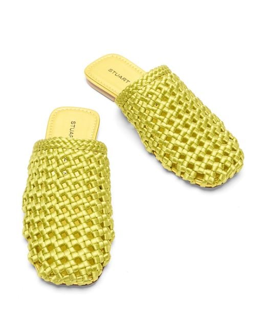 Stuart Weitzman Yellow Marina Mule