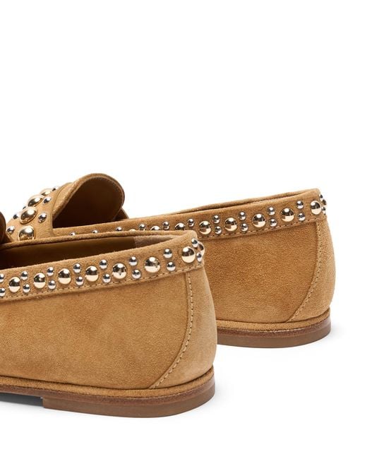 Stuart Weitzman Brown Perry Loafer