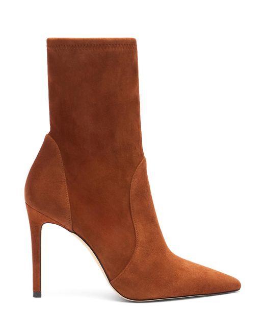 Stuart Weitzman Brown Stuart Power Bootie 10