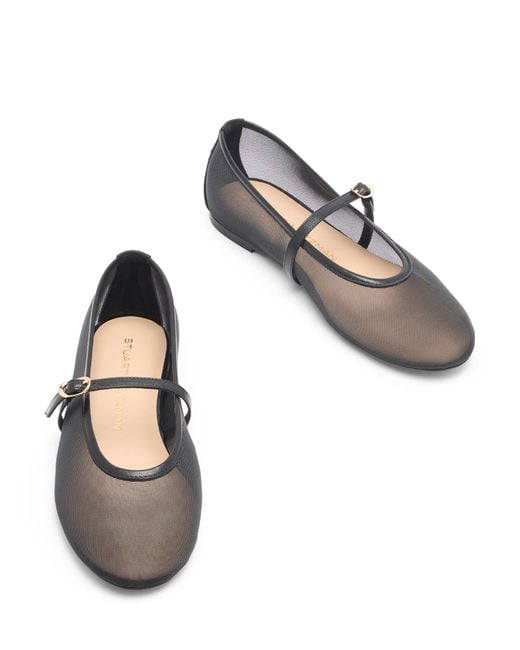 Stuart Weitzman Black Bareitall Mary Jane