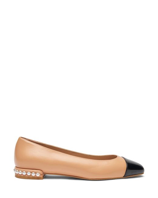 Stuart Weitzman Brown , Pearl Flat, Flats And Loafers,