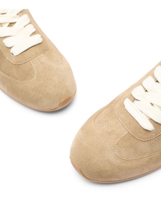 Stuart Weitzman Natural Colton Sleek Sneaker
