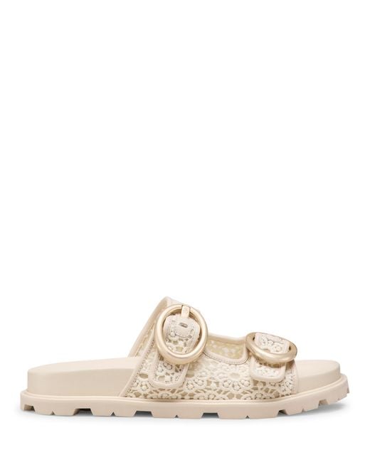 Benni Sport Slide di Stuart Weitzman in Natural