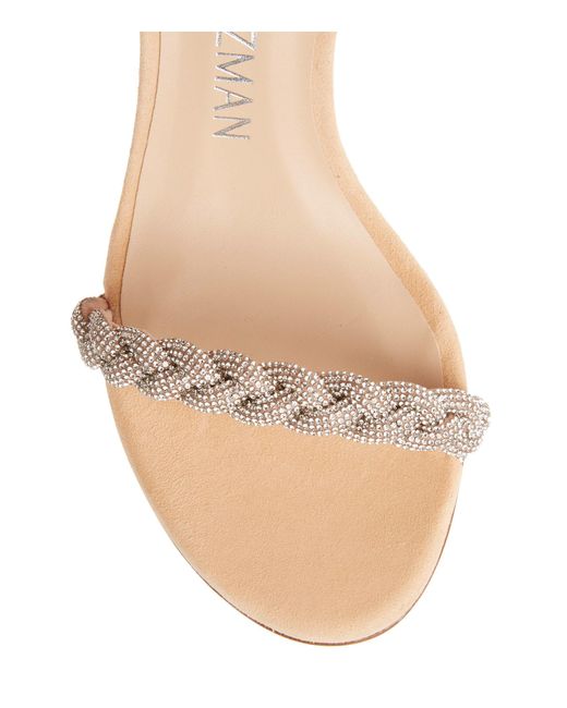 Stuart Weitzman Natural Nearlynude Highshine Sandal