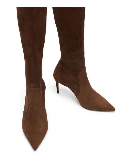 Stuart Weitzman Brown Stuart Power Stiefel 75