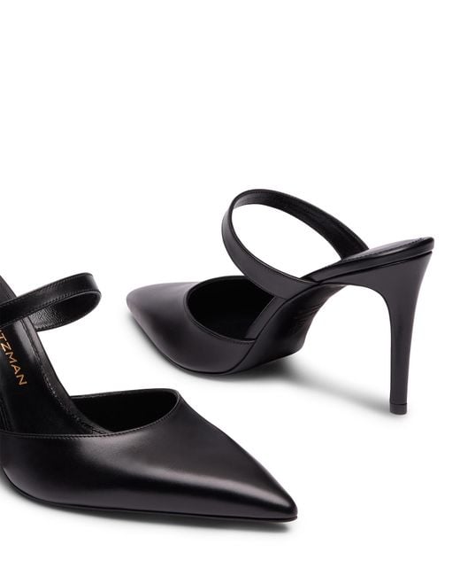 Stuart Weitzman Black Stuart Power Mule 85