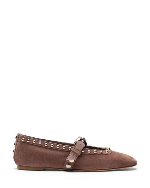 Stuart Weitzman Brown Perry Mary Jane