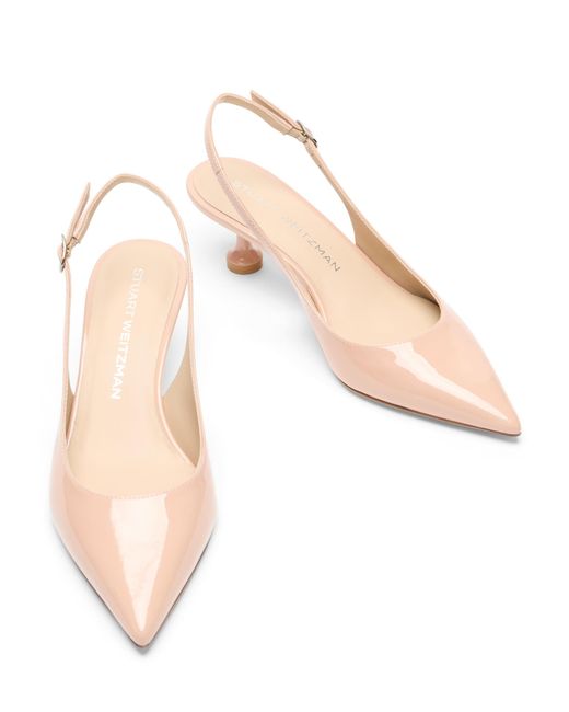 Stuart Weitzman Pink Stuartini Slingback 50