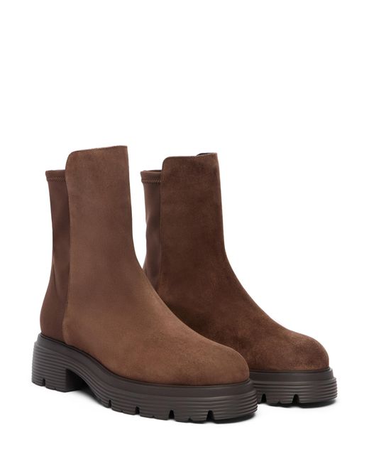 Stuart Weitzman Brown 5050 Hudson Lite Bootie