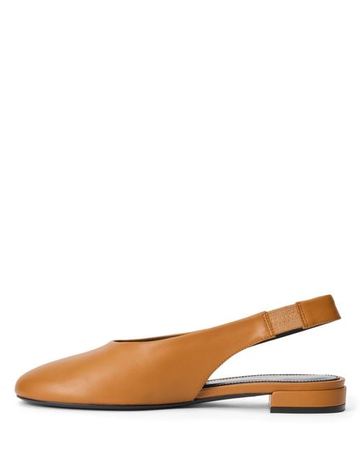 Stuart Weitzman Brown Lenny Slingback