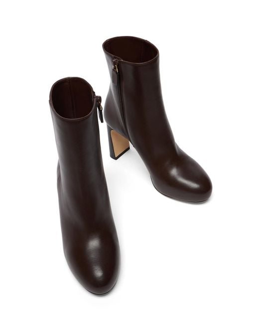 Stuart Weitzman Brown Babette Platform Zip Bootie