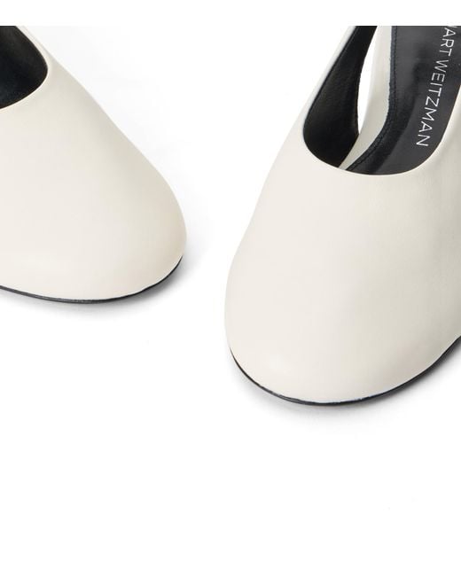 Stuart Weitzman Natural Lenny Slingback