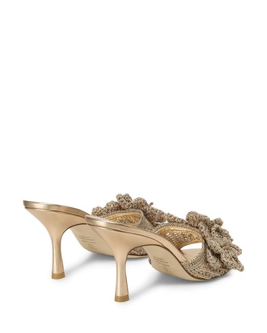 Stuart Weitzman Metallic Lotus Slide 85