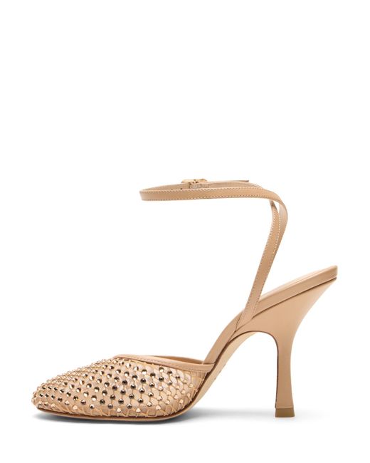 Stuart Weitzman Metallic Bareitall Shine Pump 100