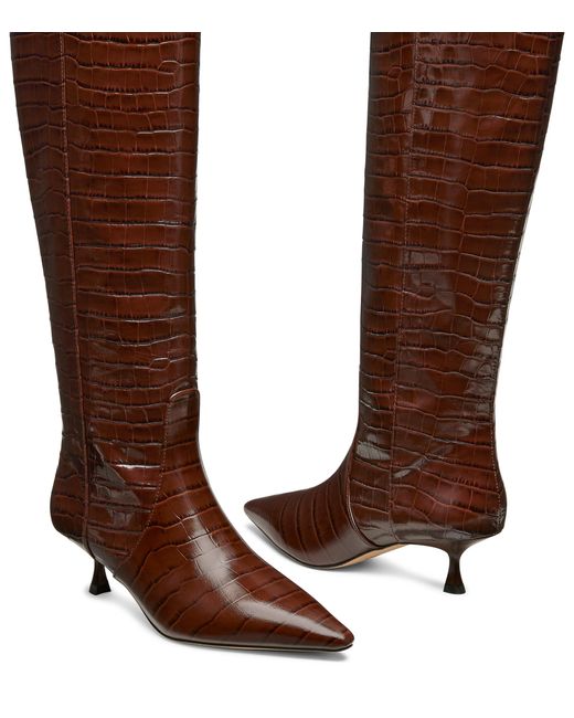 , NAOMI 50 BOOT, BOTTES ET BOTTINES, Stuart Weitzman en coloris Brown