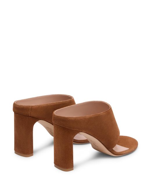 Stuart Weitzman Brown Babette Thong 85