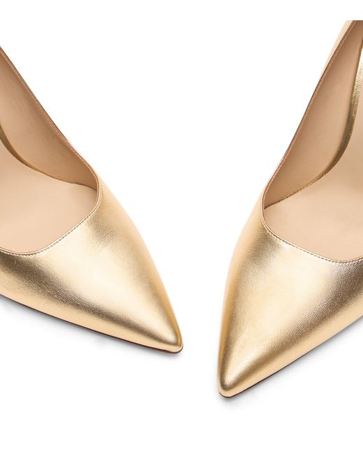 Stuart Weitzman Metallic Stuart Power Pump 100