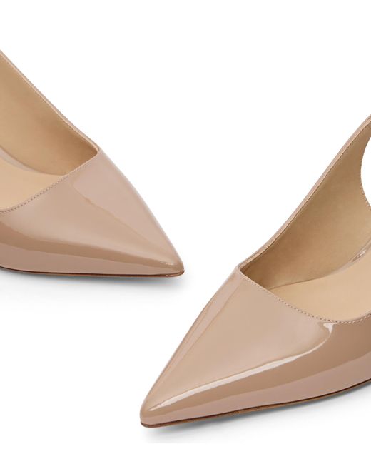 Stuart Weitzman Natural Vinnie 50 Strap Pump