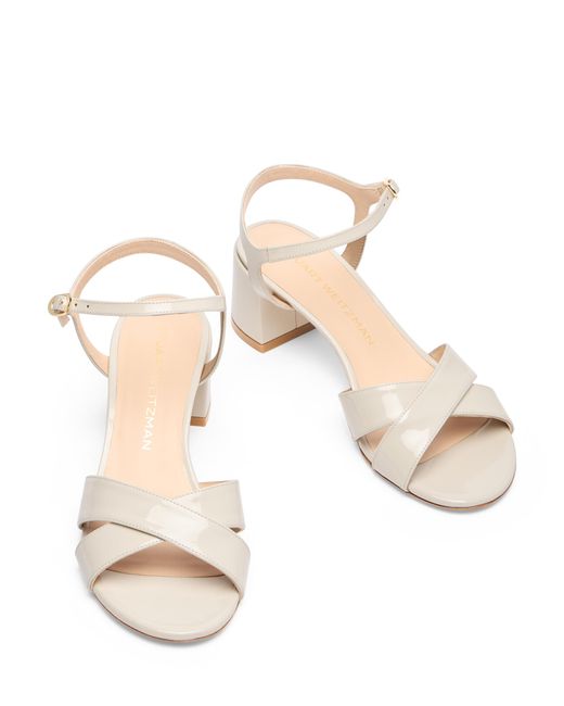 Stuart Weitzman Natural Dayna Block 50