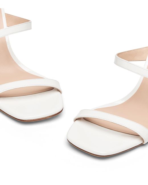 Stuart Weitzman White Wedges