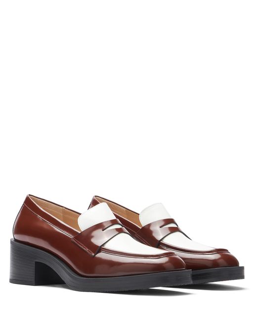 Stuart Weitzman Brown Kaia 40 Loafer