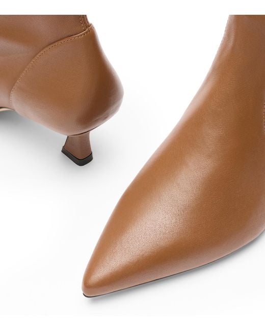 Stuart Weitzman Brown Vinnie Bootie 50
