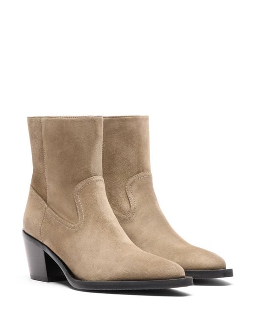 Stuart Weitzman Brown Tate Bootie