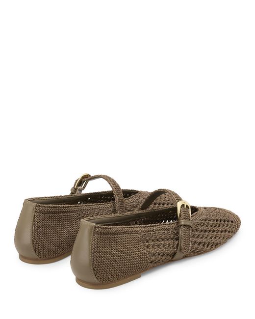 Stuart Weitzman Brown Leora Mary Jane