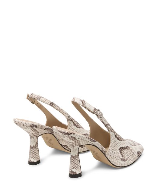 Stuart Weitzman Metallic Val Slingback 85