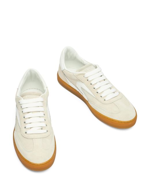 Stuart Weitzman White Sw Runaround Sneaker