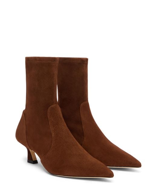 Stuart Weitzman Brown Vinnie Bootie 50